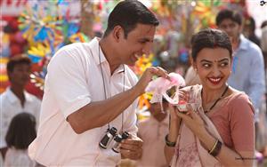 Akshay Kumar courting Radhika Apte in Bollywood social drama, `Padman`